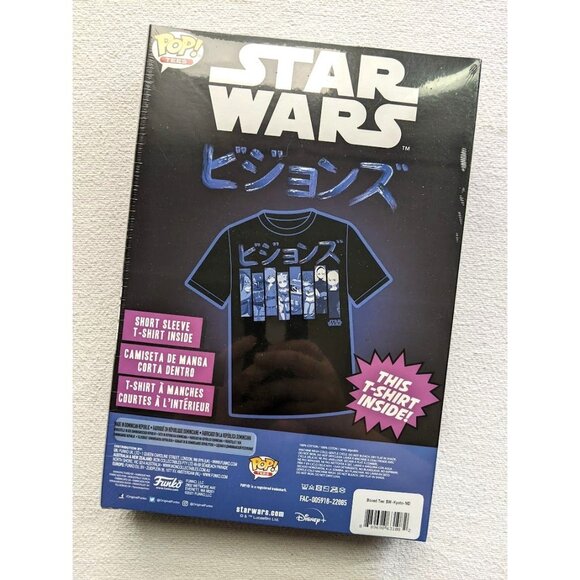 Funko POP TEES‎ Star Wars Visions Anime Kyoto Animation Short Sleeve T Shirt NEW - Picture 5 of 5